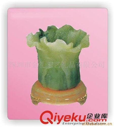 供應百財筆筒，樹脂筆筒，辦公用品，水晶文具臺，禮品原始圖片2