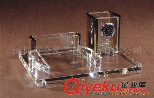 供應(yīng)水晶文具臺(tái),水晶筆筒,辦公禮品,會(huì)議禮品,贈(zèng)品(圖)原始圖片2