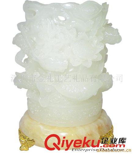 供應(yīng)樹脂筆筒，水晶筆筒，合金筆筒，木筆筒，琉璃筆筒(圖)