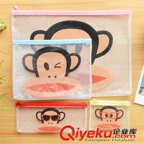 木疙瘩 可愛卡通動物A4網(wǎng)格袋/文件袋/收納袋 17310原始圖片2