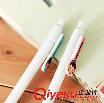 韓國(guó)文具批發(fā) 新款韓版餅干女孩圓珠筆0.5mm 5款選藍(lán)色947原始圖片3