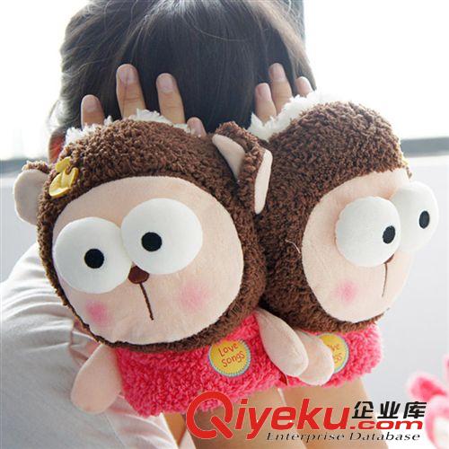 韓國文具 鼓眼半截超毛絨手套/護(hù)手9900