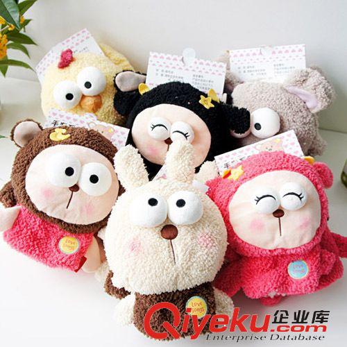 韓國文具 鼓眼半截超毛絨手套/護(hù)手9900原始圖片2