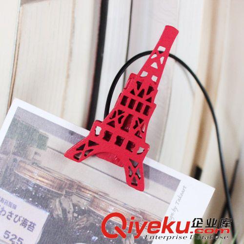 韓國(guó)文具 SV13-219巴黎鐵塔木夾子（4入）/文具用品/桌面用品2338原始圖片2