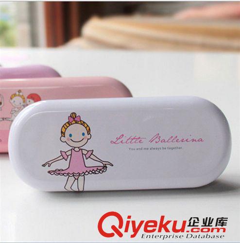 韓國文具 TR13-219-B芭蕾女孩眼鏡盒/眼鏡袋/眼鏡用品1624原始圖片3
