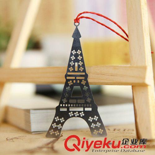 韓國(guó)文具 SV13-658艾菲爾之戀雕刻金屬書簽/學(xué)習(xí)文具13430原始圖片2