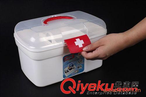 廠家直銷 2393 塑料藥箱  家庭藥箱 小急救箱 便藥箱 收納整理箱原始圖片2