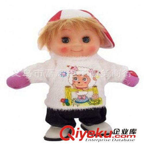 電動(dòng)毛絨玩具/走路小男孩/會(huì)走路會(huì)唱歌/兒童玩具/眨眼睛