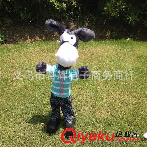 W穿衣?lián)u頭驢新款衣服可以脫可更換唱歌搖頭公仔玩具批發(fā)廠家直銷原始圖片2