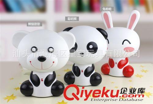 功夫小子LED觸摸臺燈 創(chuàng)意卡通熊貓臺燈 2014禮品批發(fā)臥室床頭燈原始圖片3