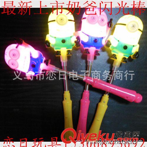 熱賣圣誕老人彈簧閃光棒 圣誕老人發光棒 玩具酒吧圣誕節用品批發