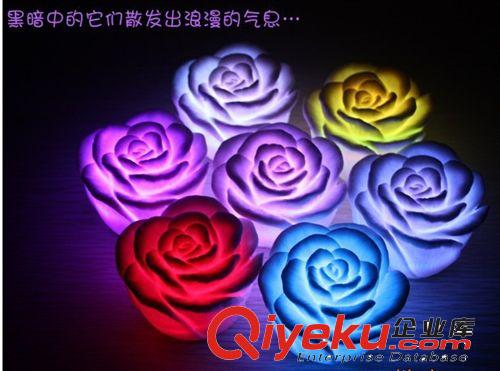 廠家直銷七彩 玫瑰花燈 浪漫玫瑰小夜燈 情人節創意禮物 禮品原始圖片3