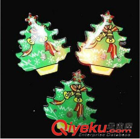 圣誕節(jié)閃光胸章圣誕樹 圣誕老人雪人胸針 平安夜發(fā)光胸章圣誕帽原始圖片2
