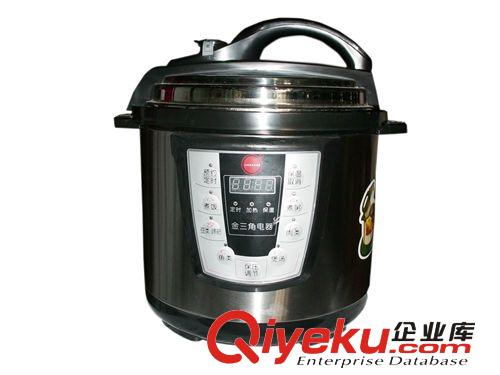 廠家直銷金三角5L電腦電壓力鍋 高壓彩鋼