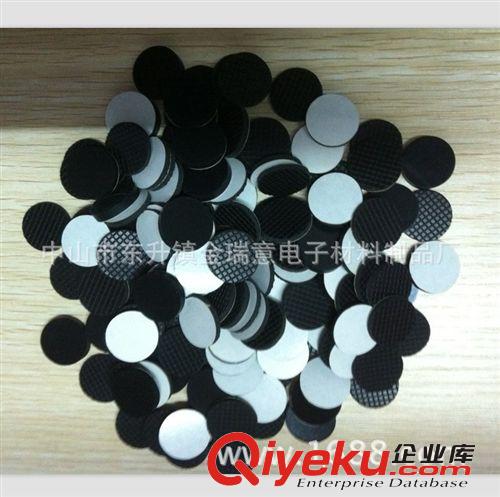 廠家直銷橡膠防滑墊    單面3M膠橡膠圓墊   止滑橡膠墊
