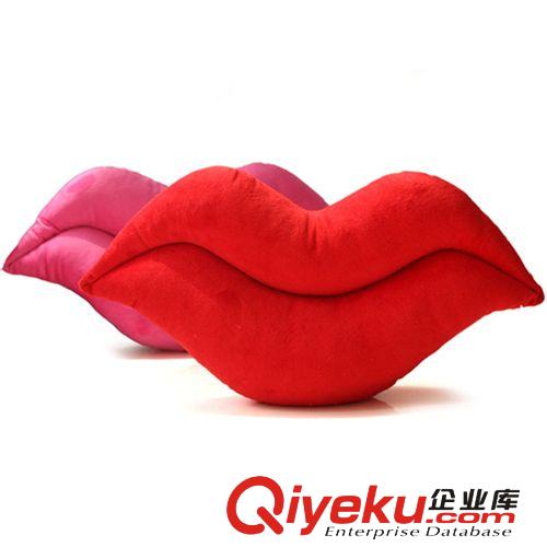 批發(fā)性感紅唇 大嘴唇抱枕 靠墊 可愛創(chuàng)意新奇毛絨玩具吻 一件代發(fā)原始圖片3