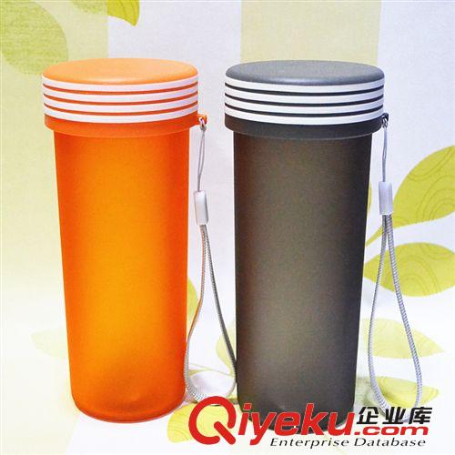 時(shí)尚迷你單層塑料杯 糖果色可愛(ài)純色帶掛繩運(yùn)動(dòng)水杯 磨砂暖手杯原始圖片3