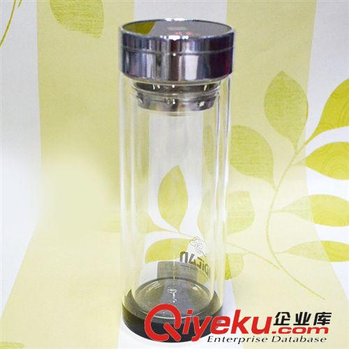 銘仕爵  雙層玻璃杯子    辦公水杯時尚大方上檔次   MSJ-3304