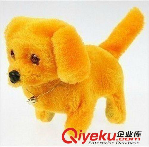 前進后退電動小狗 玩具 毛絨小狗 會叫發(fā)光小狗 電動倒退狗原始圖片3