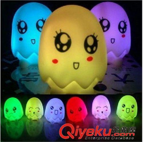 蛋殼七彩小夜燈雞蛋 地?cái)偀徜N(xiāo)創(chuàng)意生日 led七彩燈 創(chuàng)意地?cái)偀豳u(mài)