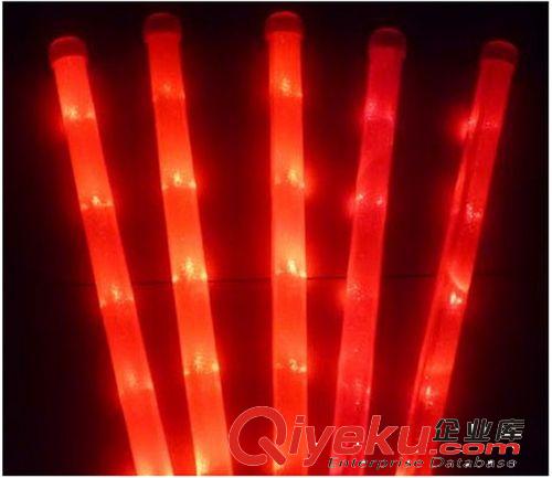 七彩發光大號海綿棒專用活動演唱會LED夜光棒泡沫棒閃光棒批發原始圖片2