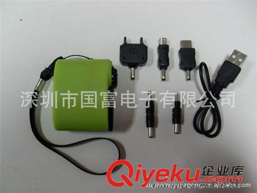 白色LED應急照明 手搖手電筒  手動手搖USB手機應急充電器