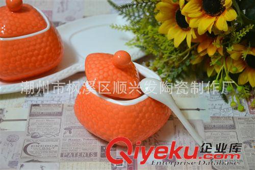 【廠家直銷 小額批發】水立方陶瓷調味罐  陶瓷日用家用原始圖片2