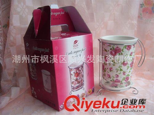 【廠家直銷 小額批發(fā)】筷子筒 滿花 陶瓷禮品餐具 高級禮品裝