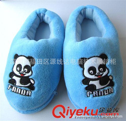 供應(yīng)優(yōu)貝生活USB暖腳寶 USB熊貓暖腳寶 USB保暖拖鞋 保暖鞋原始圖片3