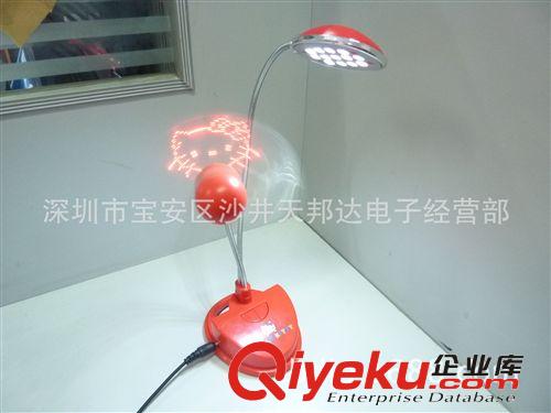 usb閃字風扇 led燈+閃字風扇 廣告禮品閃字風扇 臺式風扇原始圖片2