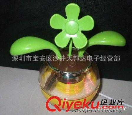 車載太陽(yáng)花 香水太陽(yáng)花（轉(zhuǎn)動(dòng)時(shí)閃字） 廣告促銷禮品原始圖片2