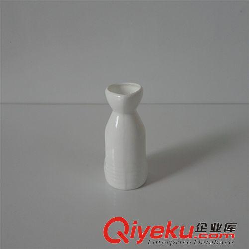 批發(fā)日式指印酒瓶陶瓷花插，酒店餐館臺(tái)面裝飾陶瓷花瓶白色花瓶原始圖片3