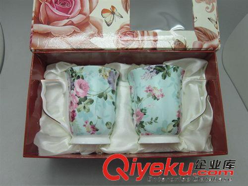 情侶對(duì)杯 滿花奶杯 滿花優(yōu)美杯 優(yōu)質(zhì)骨瓷 精美包裝原始圖片3