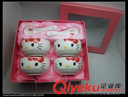 hello kitty 碗 卡通碗 四款颜色搭配 超可爱餐具 厂家直销