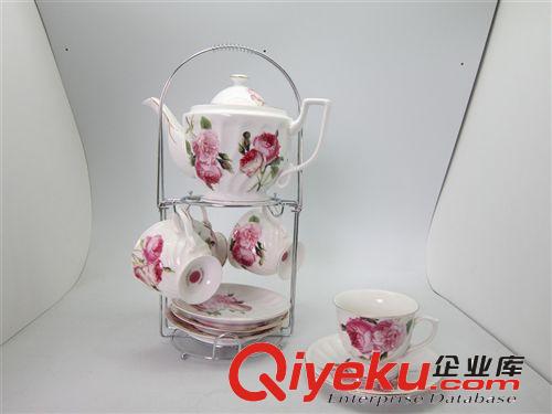 9头茶具 1壶4杯4碟 9PCS coffee set 厂家直销