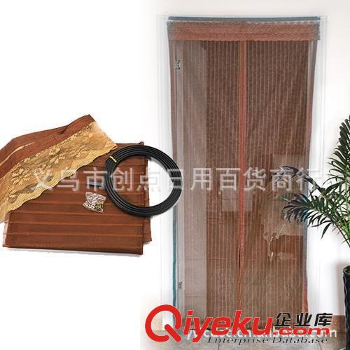 創(chuàng)點(diǎn)防蚊用品批發(fā) 防蚊紗門 防蚊門 磁性 條蚊系列 磁性軟紗門原始圖片3