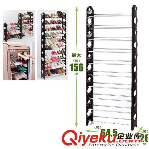 創(chuàng)點(diǎn)鞋架批發(fā)收納鞋柜無紡布鞋架防塵鞋架十層鞋架收納架組裝鞋架原始圖片2