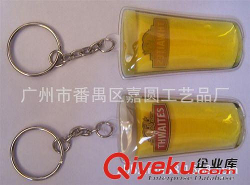 【2014{zx1}飾品】環(huán)保PVC鑰匙扣 PVC電壓入油鑰匙扣原始圖片2
