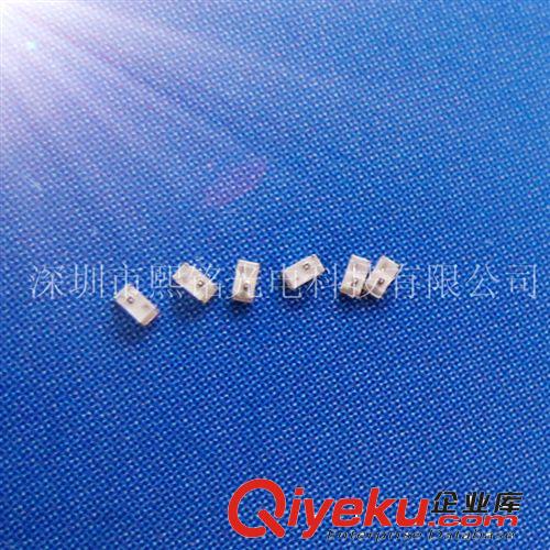 2014深圳廠家金線熙銘三安LED發光二極管燈珠方片環保型0402藍色原始圖片2