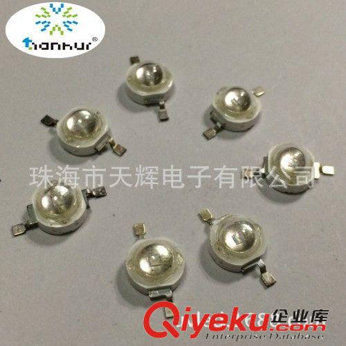 供應(yīng)UVLED燈珠 365nm 1W大功率仿流明紫光led燈珠 固化檢測用原始圖片2