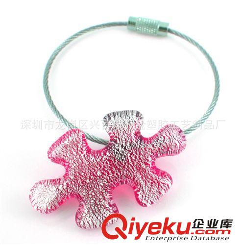 工廠批發(fā) gd鑰匙扣 六角形水晶玻璃鑰匙扣 高品質(zhì)高標(biāo)準(zhǔn)原始圖片2