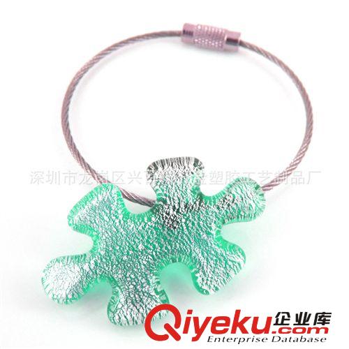 工廠批發(fā) gd鑰匙扣 六角形水晶玻璃鑰匙扣 高品質(zhì)高標(biāo)準(zhǔn)原始圖片3