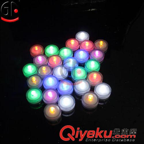 七彩潛水蠟燭|LED防水蠟燭燈|七彩電子蠟燭|發光婚慶道具