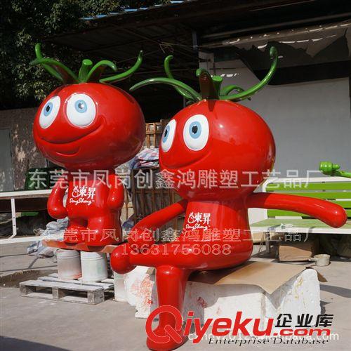 玻璃鋼景觀雕塑 白菜雕塑 農場農莊蔬菜卡通雕塑廠原始圖片2