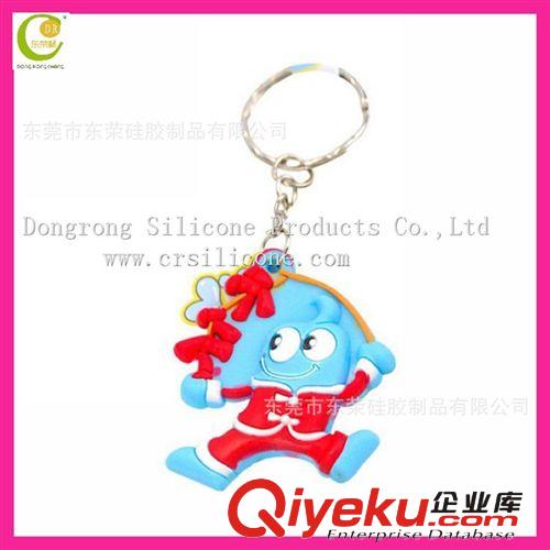 jc叔叔硅膠滴膠鑰匙扣 立體時尚軟膠鎖匙扣 專業贈品禮品代加工