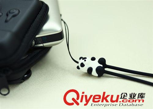 廠家供應(yīng)新款小熊貓硅膠手機繩掛件 廠家直銷 價格優(yōu)惠原始圖片2