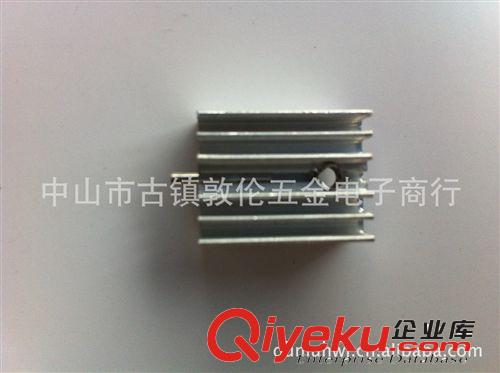 供應電子散熱片 鋁散熱器20X15X10mm單針