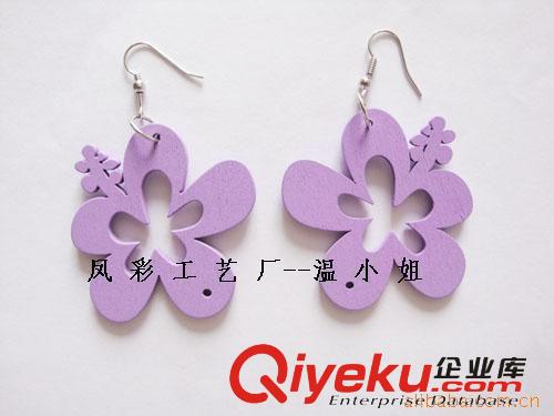 供應(yīng)木制耳環(huán)、木耳環(huán)、木飾品 激光鏤空工藝