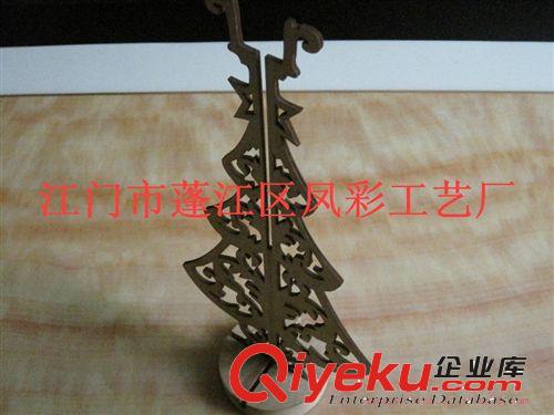 供應木制圣誕樹 節(jié)日裝飾工藝品原始圖片3