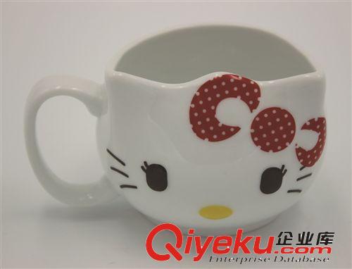 專用于烘焙慕斯容器“{zx1}款式”小花貓造型耐高溫卡通陶瓷杯原始圖片3